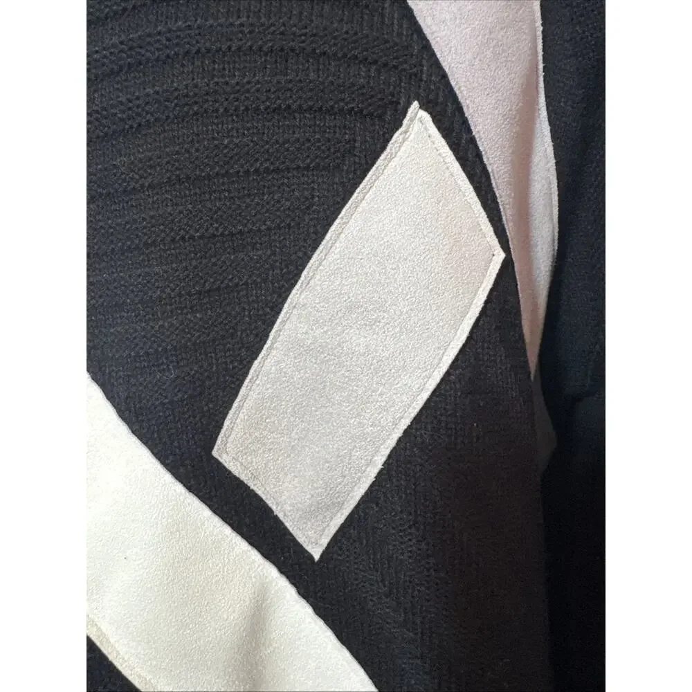 Peletti‎ Hip-Hop Cosby Geometric Colorblock Dad Sweater Sz XLVtg